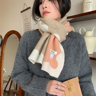 【唯家】高品質新款羊毛圍巾女秋冬季韓版百搭可愛學生加厚羊絨保暖圍脖潮