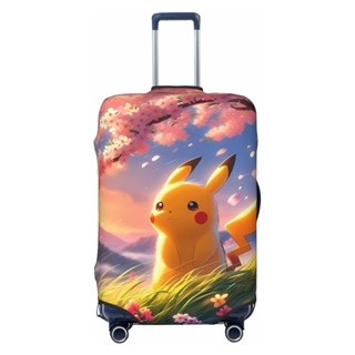 Pokemons 皮卡丘彈性行李套,拉桿箱旅行箱保護套,18-32 英寸厚防塵罩,旅行配件行李用品,加厚