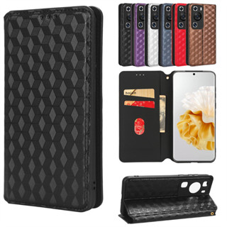 ✅臺灣現貨✅華為P60手機皮套HUAWEI P60 Pro手機殼插卡支架款保護殼磁吸書本式防摔保護殼