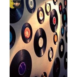 黑膠唱片模型 復古工業風碟片道具 酒店餐廳牆飾壁飾 酒吧創意擺設 懷舊裝飾品擺件