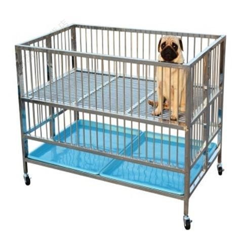 【免運費】不銹鋼狗籠子可摺疊展示籠展台寵物狗跑床產床中大型犬小型犬直播