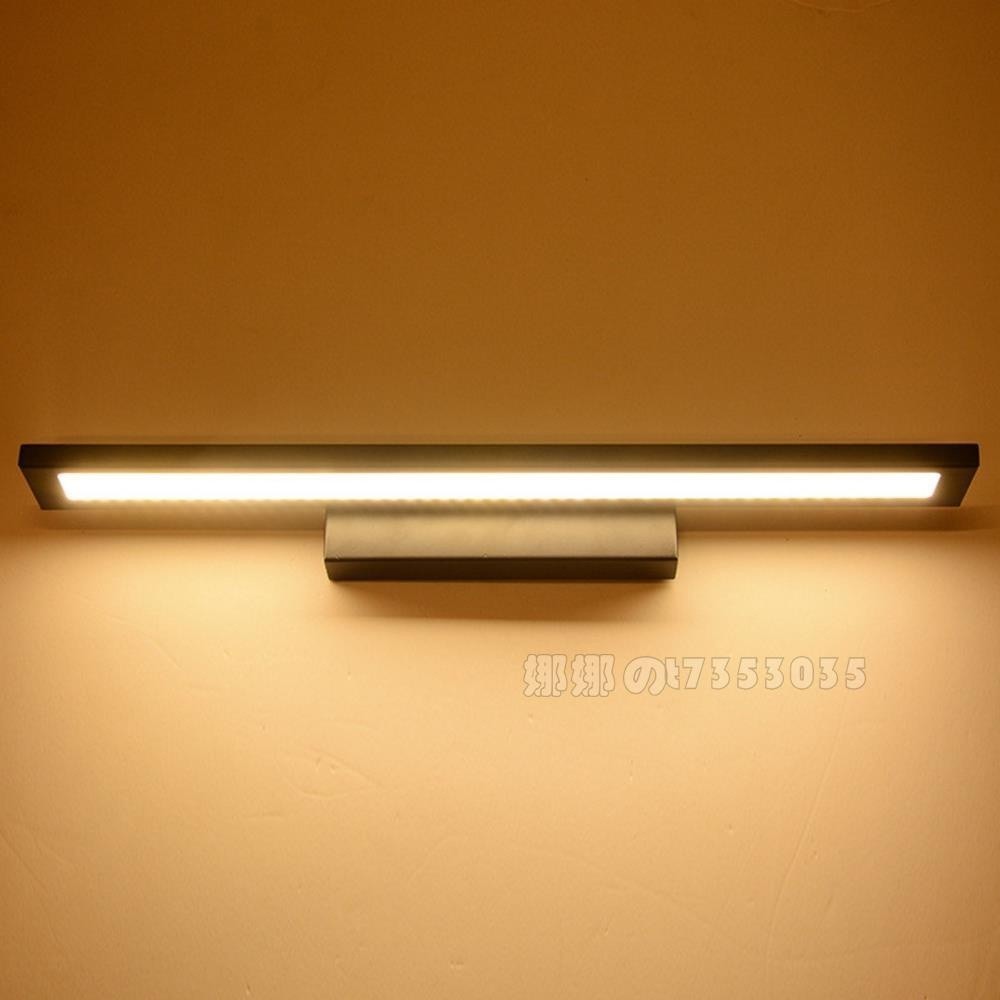 桃園倉-免運 🌼北歐現代簡約鏡前燈LED壁燈 梳妝燈洗手間衛生間浴室鏡子鏡櫃燈