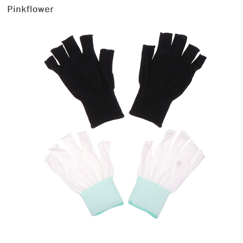 Pinkflower 美甲手套紫外線防護手套防紫外線輻射防護手套美甲凝膠紫外線 Led 燈工具保護器 EN