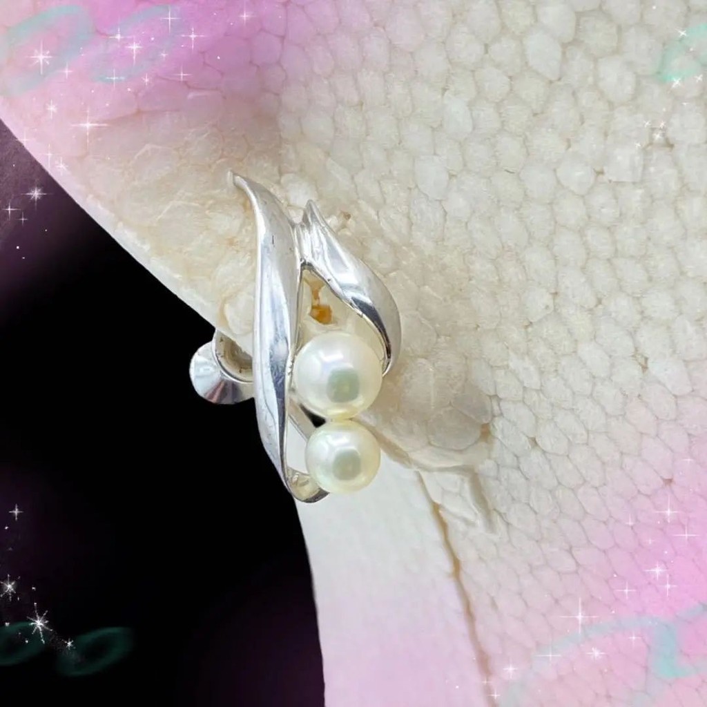 Mikimoto 耳環 珍珠 sv 日本直送 二手