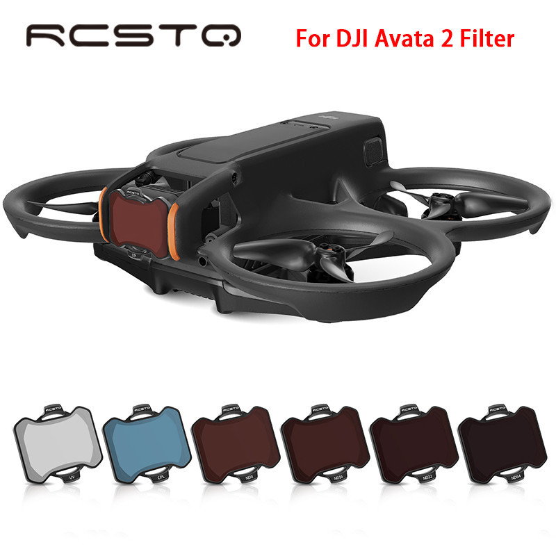 Rcstq 無人機適用於 DJI Avata 2 ND 濾鏡套裝 CPL UV ND8 ND16 ND32 ND64 無