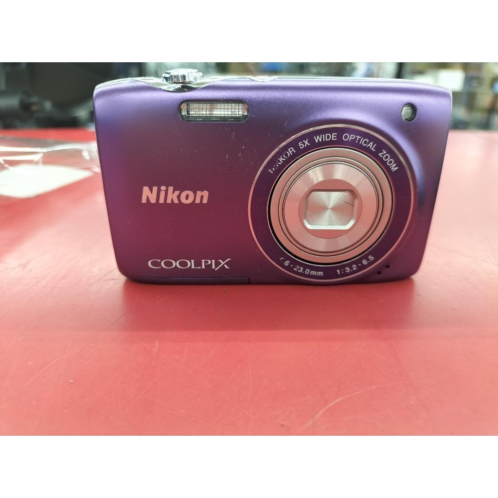 [二手] NIKON COOLPIX S3100 數位相機操作確認