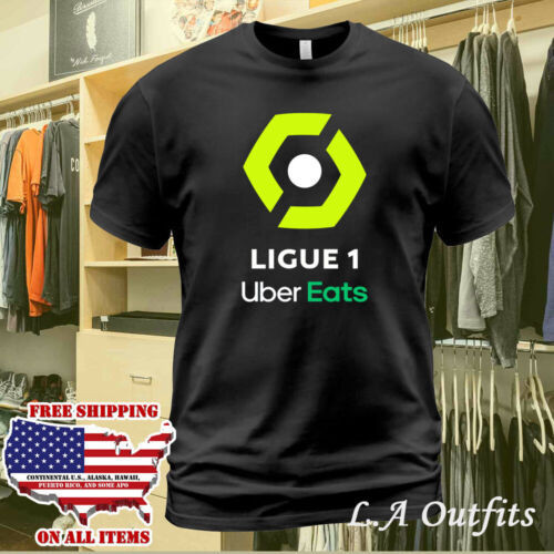 全新 LIGUE 1 UBER EATS 設計版徽標男士 T 恤免費送貨!