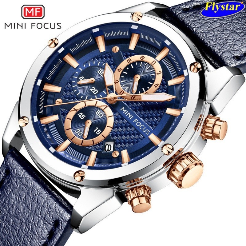 MINI FOCUS品牌手錶 時尚商務男表熱銷夜光防水手錶男士手錶0161G
