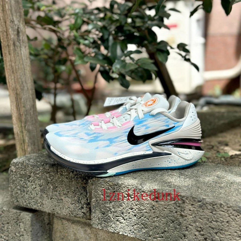 實拍 NIKE AIR ZOOM GT CUT 2  白藍粉 男鞋 籃球鞋 DJ6013-104