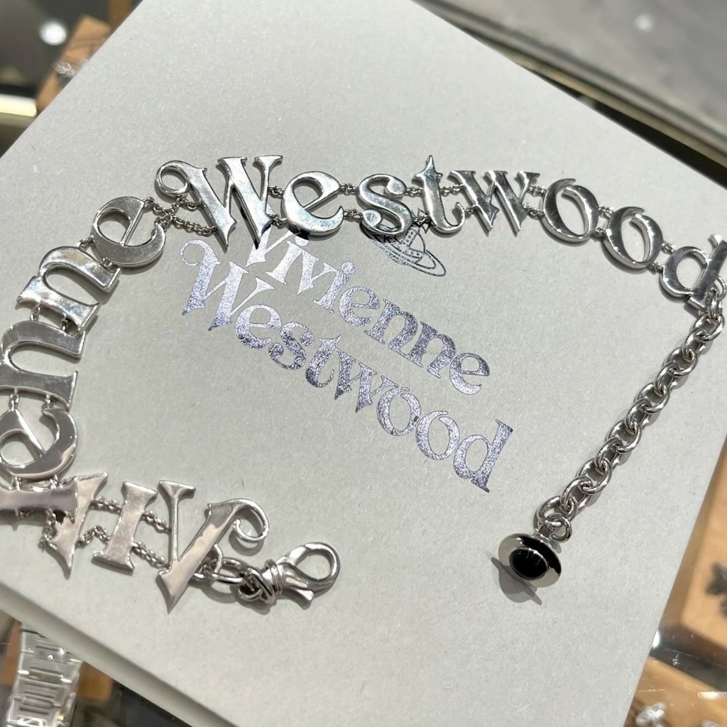 Vivienne Westwood 熱款chocher字母logo項鍊銀色金色玫瑰金色