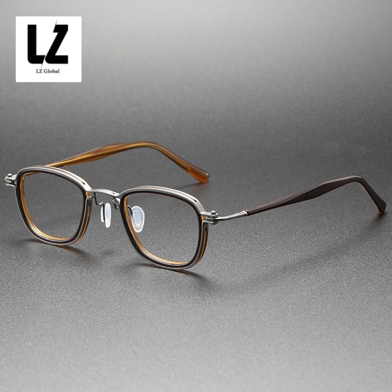 【LZ鈦眼鏡】板材眼鏡框 Tavat同款RLT5861方形掃黑風暴孫紅雷同款復古眼鏡架