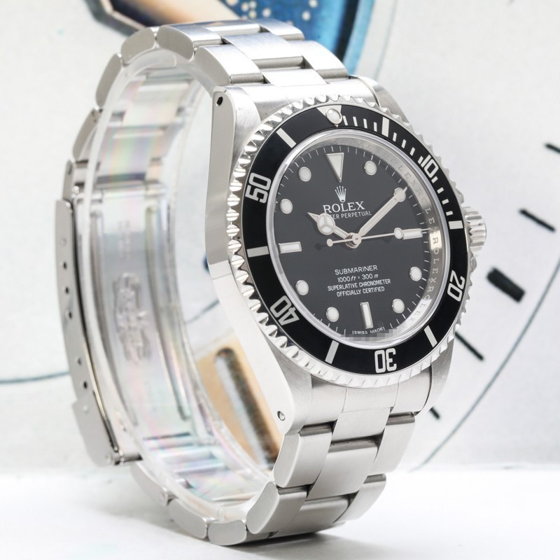 Rolex14060 Submariner 系列無日曆黑水鬼 40Gauge 直徑精鋼自動男士手錶