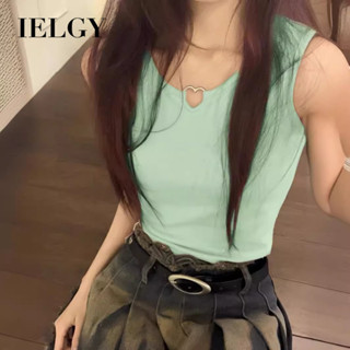 Ielgy 女士薄荷曼波綠色無袖吊帶背心