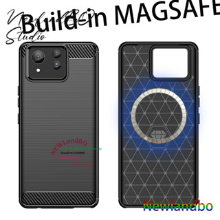 內嵌Magsafe 磁吸式 拉絲防滑紋理手機保護殼 Asus 華碩 Zenfone 10 11 Ultra手機殼