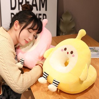 蛋仔卡通冰絲午睡枕學生午睡趴枕兒童趴趴抱枕女生午休枕睡覺神器