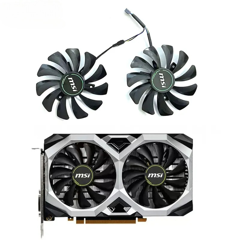MSI 全新 85MM 4PIN HA9010H12F-Z RTX2060 GPU 風扇適用於微星 GeForce RT
