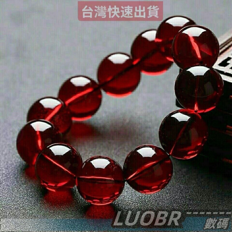 天然琥珀 琥珀 手串 手鏈 7A級琥珀手串純天然手鏈血珀血珀手串手鏈天然琥珀手串酒紅手串