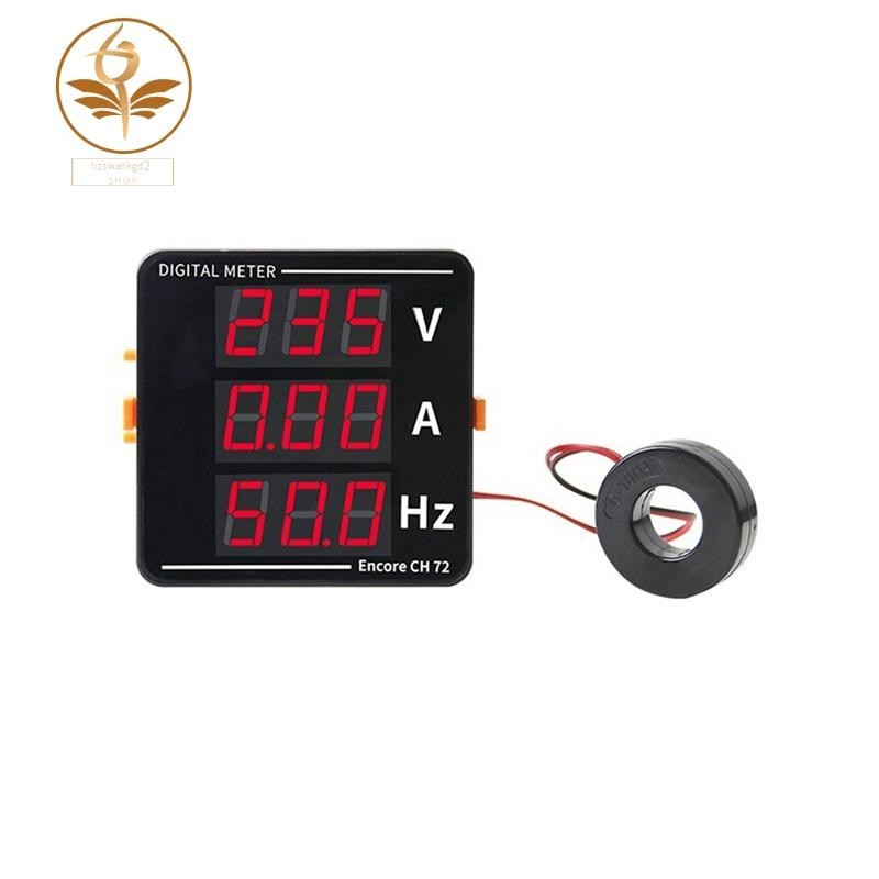 [hzswankgd2.tw]交流電流表電壓表三顯示電流電壓頻率表AC50-500V Ac0-120a 10-99.9H