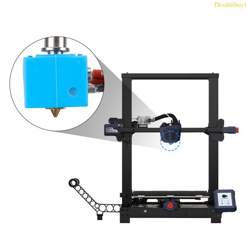Dou 用於 Anycubic 3D 打印機擠出機銅噴嘴加熱塊的熱端打印頭