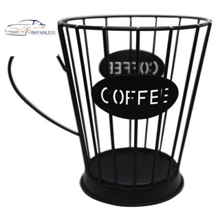 咖啡包架咖啡膠囊收納籃廚房櫃檯收納架濃縮咖啡膠囊(小)-黑色