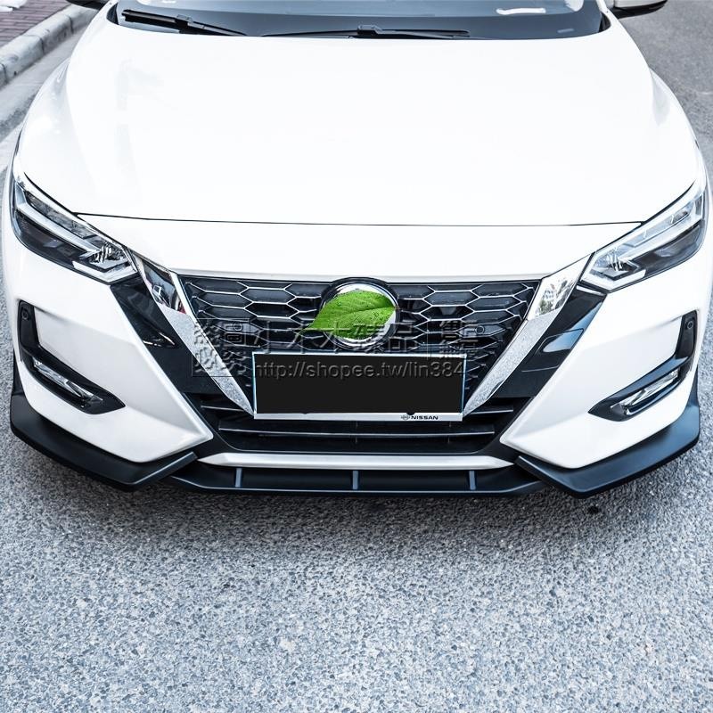 【免運】Nissan Sentra 2020-2021 b18 前定風翼 空力套件 前唇 碳纖維 3件式 裝飾 改裝 前