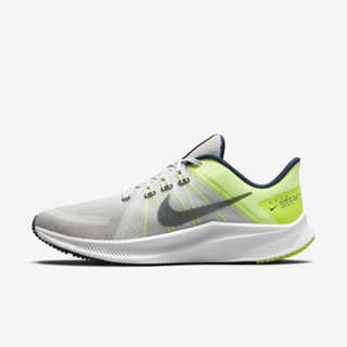 Nike Quest 4 男鞋 慢跑鞋 避震 運動 輕量 透氣 舒適 支撐 灰 螢光綠 [DA1105-003]