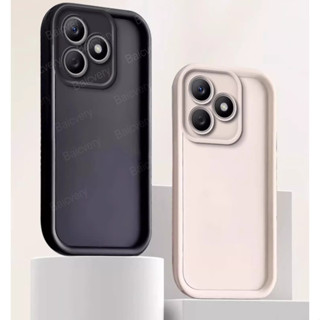 手機殼 Realme C51 / C53 / Note 50 防摔高品質啞光軟 TPU 全保護防震手機邊框保護鏡頭蓋