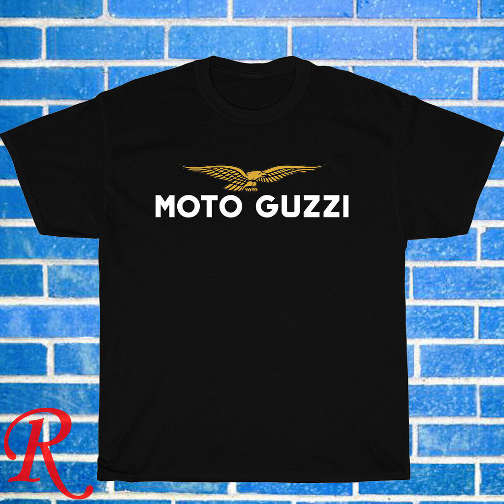 Moto Guzzi 摩托車標誌 Blackgreynavy T 恤