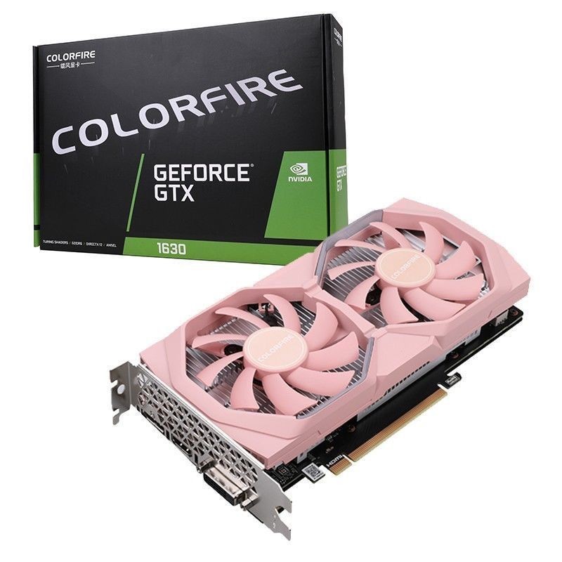 現貨速發✨七彩虹鐳風 GeForce GTX 1630 4G 元氣 臺式遊戲電競光追獨立顯卡