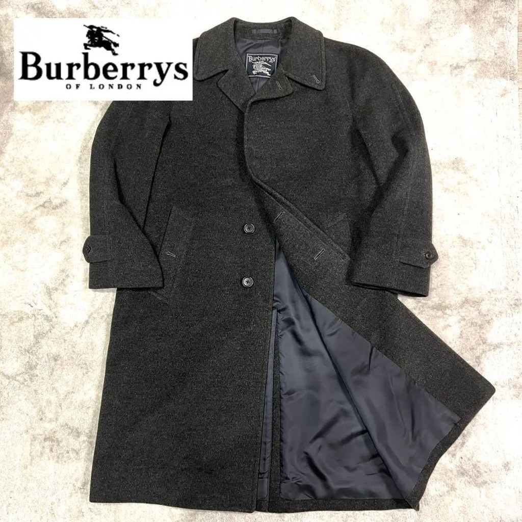 Burberry 博柏利 徹斯特大衣外套 暗 羊毛 mercari 日本直送 二手