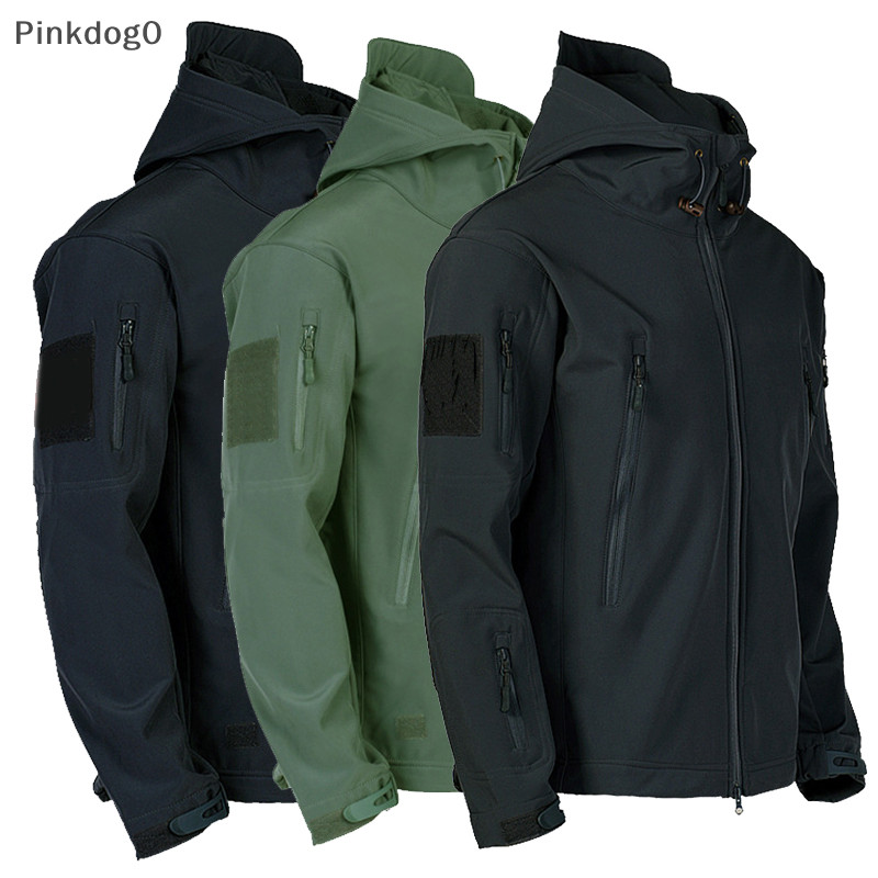 Pi 防水冬季男士戶外夾克戰術外套軟殼軍用夾克
 Og