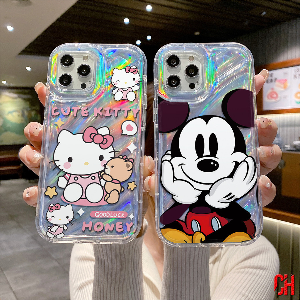 Hello Kitty 米奇手機殼適用於 IPhone 14 15 Plus 6 7 6S 8 13 11 12 14