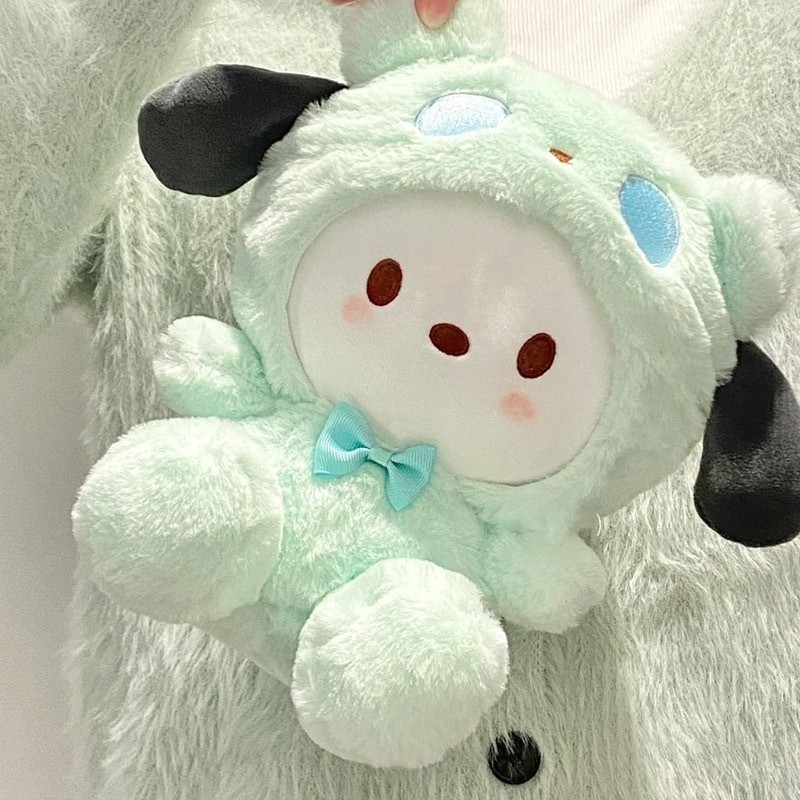 新款 Cinanmoroll 變形白熊 Kuromi Melody 可愛三麗鷗毛絨玩具公仔公仔送給女朋友的禮物