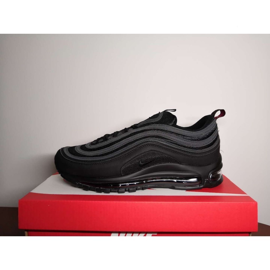 可用原裝 Air Max 97 Airmax 97 黑色運動鞋男女實拍