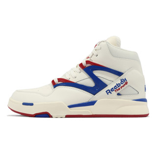Reebok 復古籃球鞋 Pump Omni Zone II 白 藍 紅 充氣 男鞋 休閒鞋 [ACS] HR0035