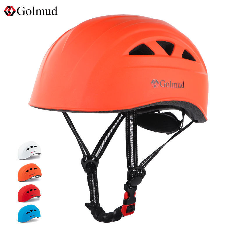 Golmud攀巖登山頭盔戶外運動拓展探洞速降救援高空作業溯溪安全帽