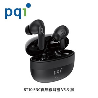 PQI 勁永 BT10 ENC真無線耳機V5.3 黑 -
