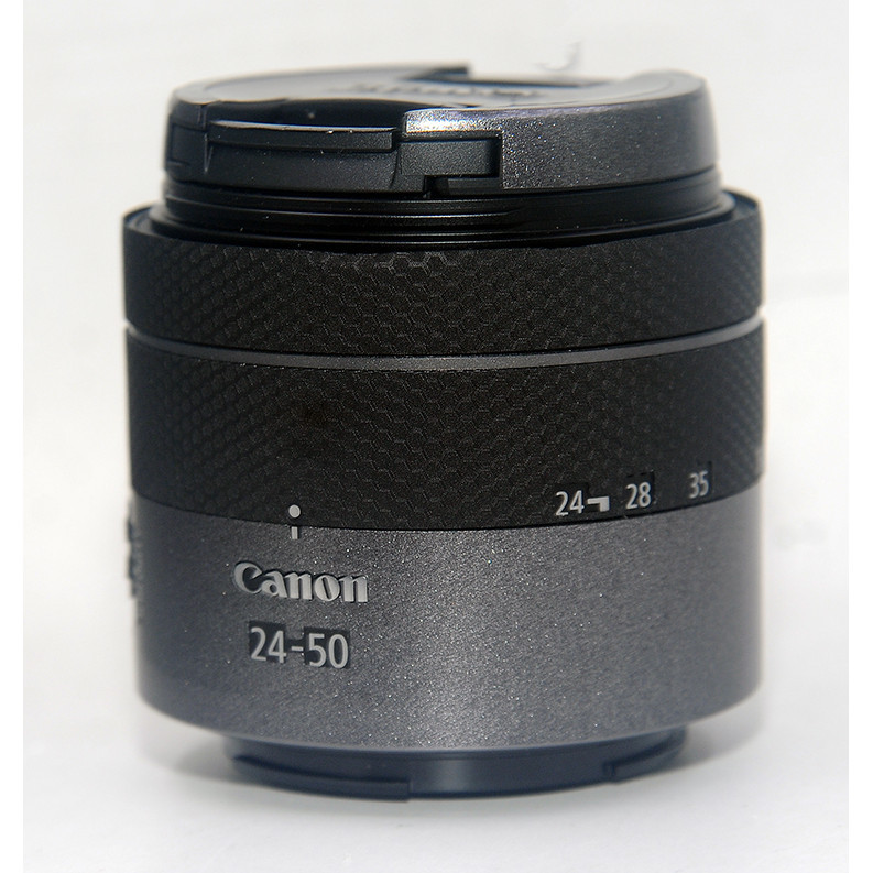 佳能RF24-50鏡頭微單美保護迷彩磨砂碳纖3M貼紙矩陣