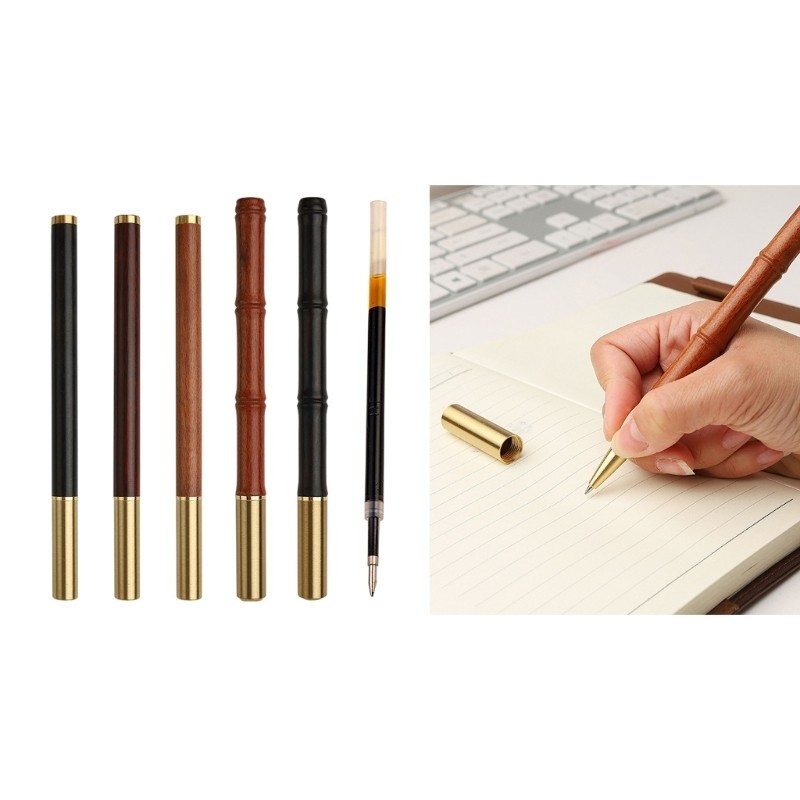 Goo 中性筆商務簽字筆 0 5 毫米中性筆黑色墨水學校用品