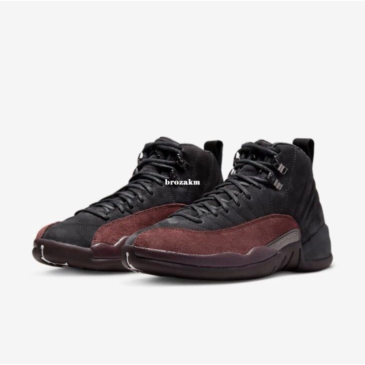 【快發】a Ma maniére X Air Jordan 12 黑紅實戰耐磨運動籃球鞋 DV6989-00