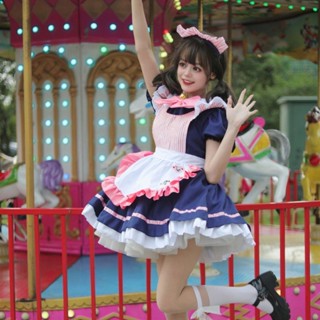 【洛莉塔女僕裝】咖啡廳女僕裝 COSPLAY 公主裙小洋裝 女裝 角色扮演派對制服 大尺碼.星玥