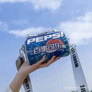 [93%好評率]2020夏新款個性可口可樂包女小眾包單肩鏈條包百搭斜挎小包包 XLSN