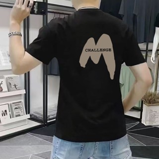 【HOT 本舖】男裝 夏季小眾設計感重磅純棉短袖T恤男ins潮牌寬鬆半袖輕奢上衣打底衫