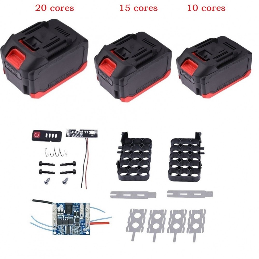 牧田 Makita 電動工具的耐用電池盒支架,帶 10/15/20 芯選項