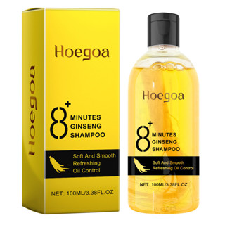 100ml Hoegoa 人參洗髮水頭髮強化清潔頭皮修復頭髮損傷保濕洗髮水