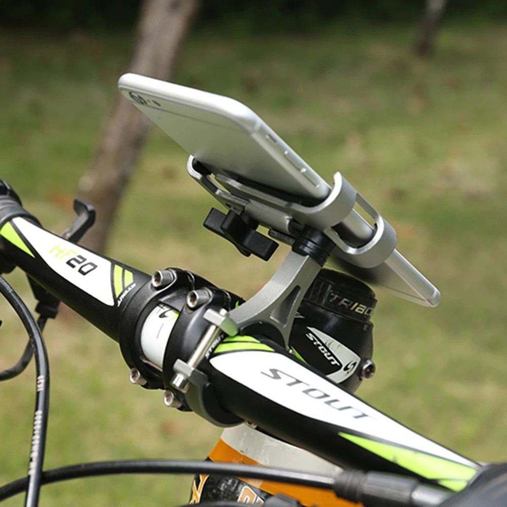 腳踏車鋁合金固定架手機架騎行單車電動電瓶車機車導航支架