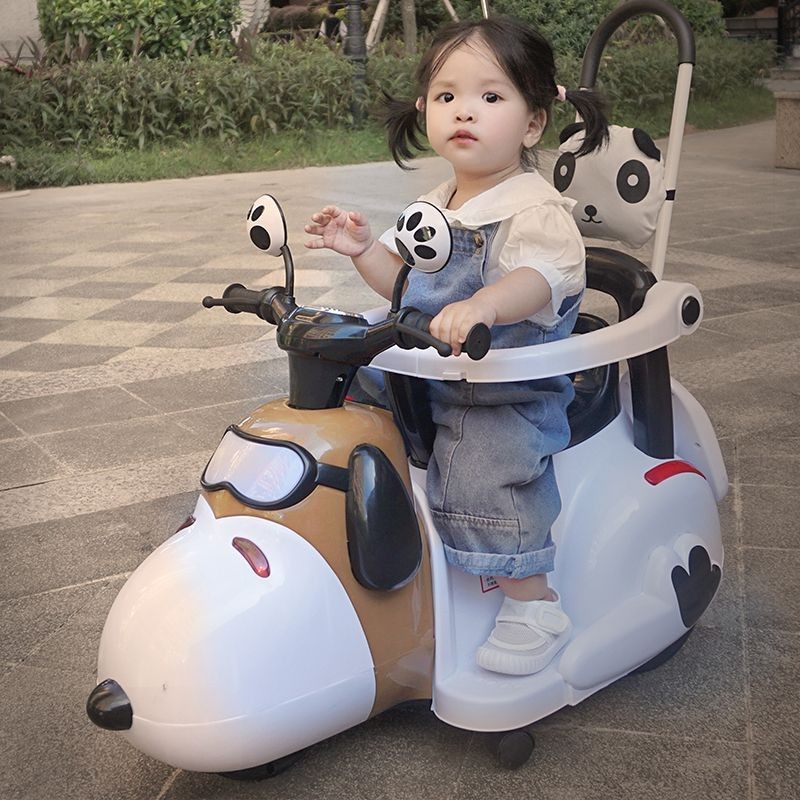 寶寶電動車 摩托車 小孩兒童玩具車 學步電車 搖搖車 可充電 坐人 1-6歲 三輪推車 車穩平衡 遙控器 遙控電瓶玩具車