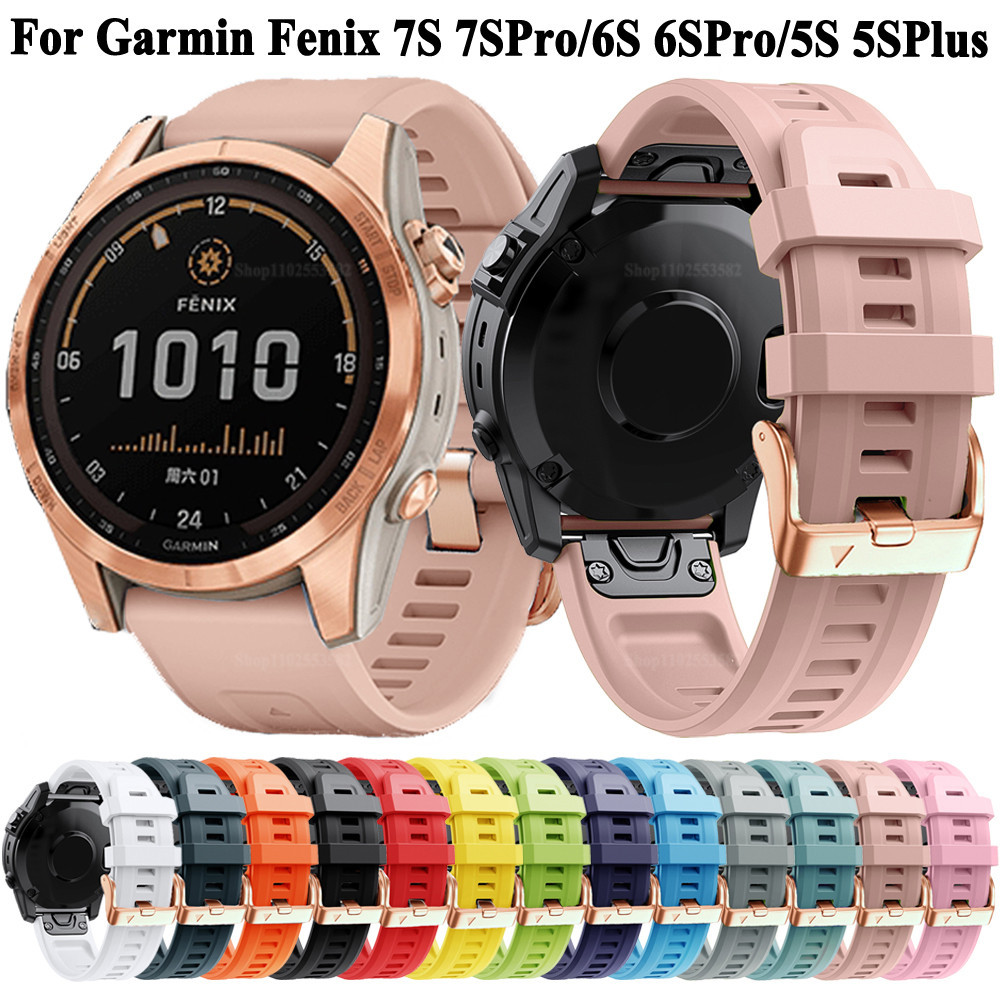 適用於 Garmin Fenix 7S Pro 6S Pro 5S Plus 錶帶錶帶手鍊女士 Quickfit 20