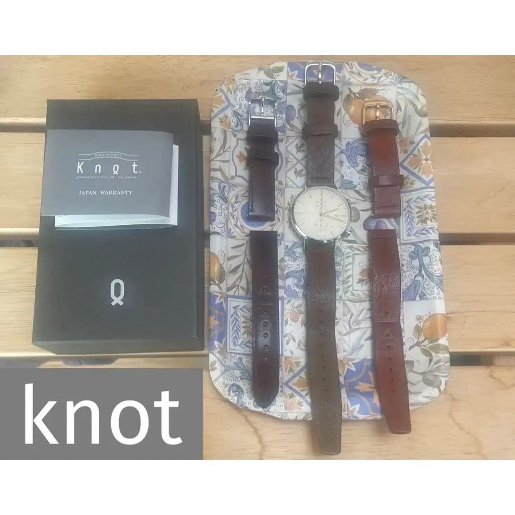 Knot 錶帶 手錶 皮革 3入 mercari 日本直送 二手