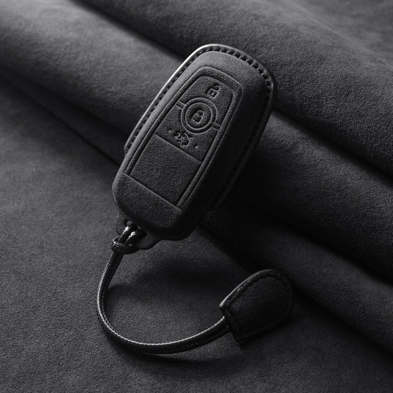 AIcantara麂皮 福特鑰匙套  Ford 鑰匙皮套 Focus MK4 ST Kuga Ford真皮鑰匙套 鑰匙套